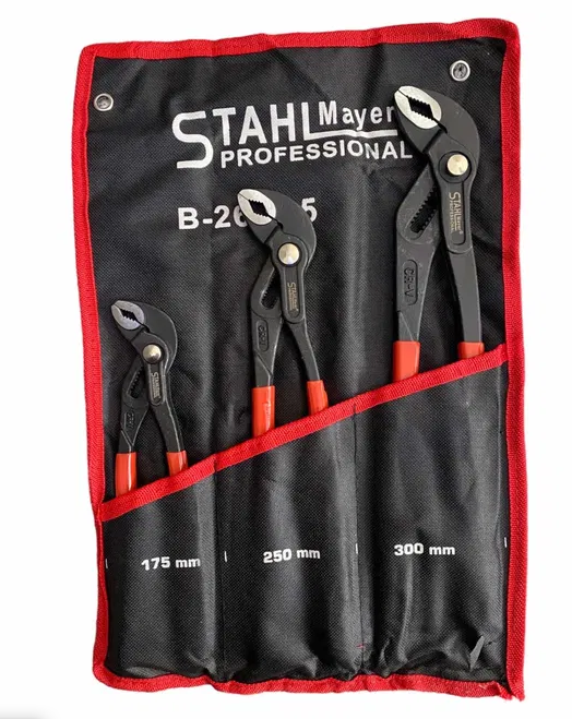 КОМПЛЕКТ КЛЕЩИ ГАРГИ 3 ЧАСТИ 175, 250, 300 ММ STAHLMAYER