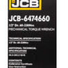 ДИНАМОМЕТРИЧЕН КЛЮЧ С БЪРЗА ФИКСАЦИЯ 1/2″ 60-330 NМ JCB