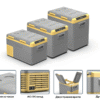 ПРЕНОСИМ ХЛАДИЛНИК С КОМПРЕСОР С 2 ЗОНИ 12V/24V 100/220V 25 ЛИТРА ALPICOOL