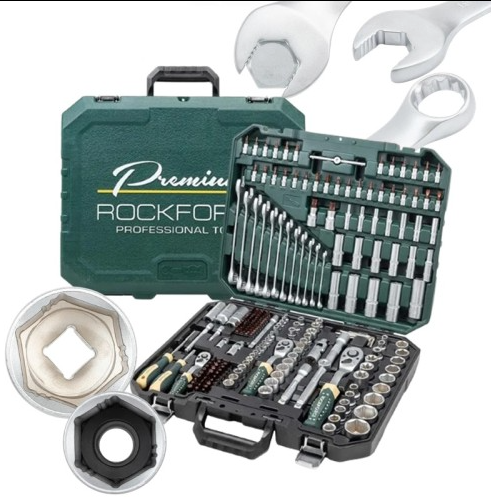 ГЕДОРЕ 216 ЧАСТИ 1/2“, 1/4“ И 3/8“ ROCKFORCE PREMIUM XI-ON