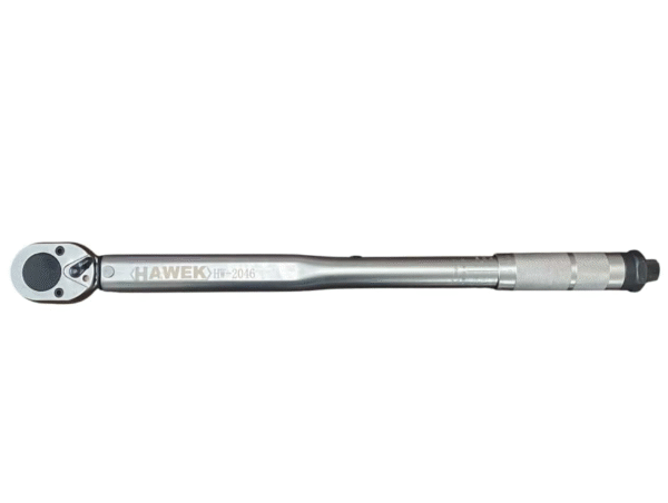 ДИНАМОМЕТРИЧЕН КЛЮЧ 1/2″ 28 – 210 NM + КОМПЛЕКТ ВЛОЖКИ (17, 19, 21 ММ) + УДЪЛЖИТЕЛ 125 ММ HAWEK