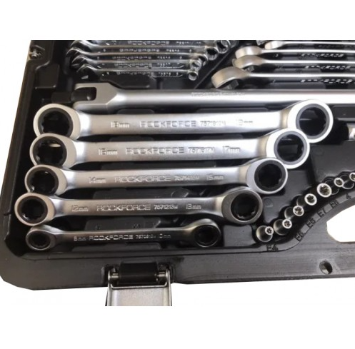 ГЕДОРЕ 1/4″, 3/8″, 1/2″ 142+6 ЧАСТИ ROCKFORCE PREMIUM