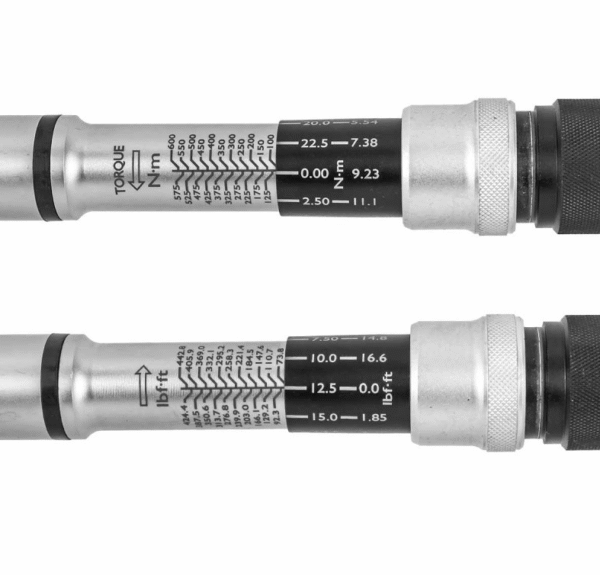 ДИНАМОМЕТРИЧЕН КЛЮЧ С БЪРЗА ФИКСАЦИЯ 3/4″ 100-600 NМ JCB