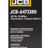 ДИНАМОМЕТРИЧЕН КЛЮЧ С БЪРЗА ФИКСАЦИЯ 3/8″ ,10-60 NМ JCB