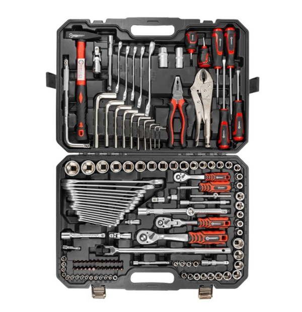 ГЕДОРЕ 1/4“, 3/8“, 1/2“ 142 ЧАСТИ FORCEKRAFT