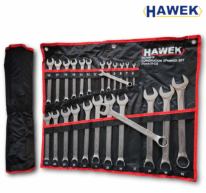 КОМПЛЕКТ ЗВЕЗДОГАЕЧНИ КЛЮЧОВЕ 6 – 32 ММ 25 ЧАСТИ HAWEK