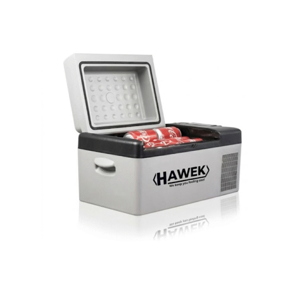 ПОРТАТИВЕН КОМПРЕСОРЕН ХЛАДИЛНИК HAWEK 20L – 12V / 24V / 220V