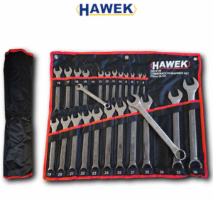 КОМПЛЕКТ ЗВЕЗДОГАЕЧНИ КЛЮЧОВЕ 6 – 36 ММ 25 ЧАСТИ HAWEK