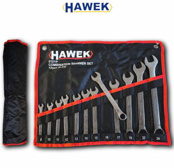 КОМПЛЕКТ ЗВЕЗДОГАЕЧНИ КЛЮЧОВЕ 8 – 24 ММ 12 ЧАСТИ HAWEK