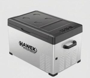 qq ПОРТАТИВЕН КОМПРЕСОРЕН ХЛАДИЛНИК HAWEK 30L – 12V / 24V / 220V