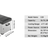 ПОРТАТИВЕН КОМПРЕСОРЕН ХЛАДИЛНИК HAWEK 30L – 12V / 24V / 220V