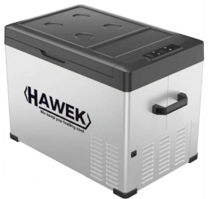w ПОРТАТИВЕН КОМПРЕСОРЕН ХЛАДИЛНИК HAWEK 40L – 12V / 24V / 220V