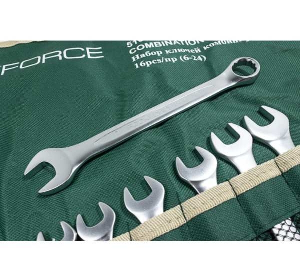 КОМПЛЕКТ ЗВЕЗДОГАЕЧНИ КЛЮЧОВЕ 6 – 24 ММ 16 ЧАСТИ ROCKFORCE