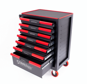 ПРАЗЕН ШКАФ ЗА ИНСТРУМЕНТИ СЪС 7 ЧЕКМЕДЖЕТА STAHLMAYER RED-LINE