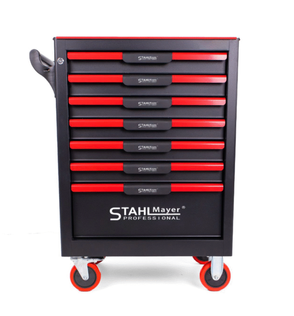 ПРАЗЕН ШКАФ ЗА ИНСТРУМЕНТИ СЪС 7 ЧЕКМЕДЖЕТА STAHLMAYER RED-LINE