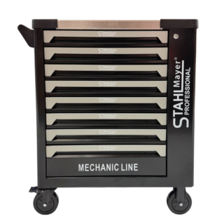 ПРОФЕСИОНАЛЕН ШКАФ ЗА ИНСТРУМЕНТИ – 8 ПЪЛНИ ЧЕКМЕДЖЕТА, 293 ЧАСТИ STAHLMAYER MECHANIC LINE