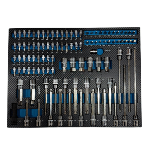 ПРОФЕСИОНАЛЕН ШКАФ ЗА ИНСТРУМЕНТИ – 8 ПЪЛНИ ЧЕКМЕДЖЕТА, 293 ЧАСТИ STAHLMAYER MECHANIC LINE