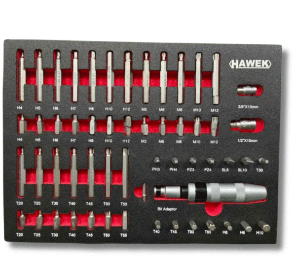 ПРОФЕСИОНАЛЕН ШКАФ С ИНСТРУМЕНТИ С 12 ЧЕКМЕДЖЕТА – 11 ПЪЛНИ HAWEK