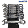 p10 КОМПЛЕКТ ТРЕСЧОТНИ КЪСИ ЗВЕЗДОГАЕЧНИ КЛЮЧОВЕ 7 ЧАСТИ HAWEK