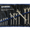 w6 КОМПЛЕКТ ЗВЕЗДОГАЕЧНИ ТРЕСЧОТНИ КЛЮЧОВЕ 8 – 32 ММ 13 ЧАСТИ HAWEK